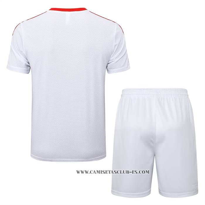 Chandal del Bayern Munich 125 Aniversario 25-26 Manga Corta Blanco - Pantalon Corto